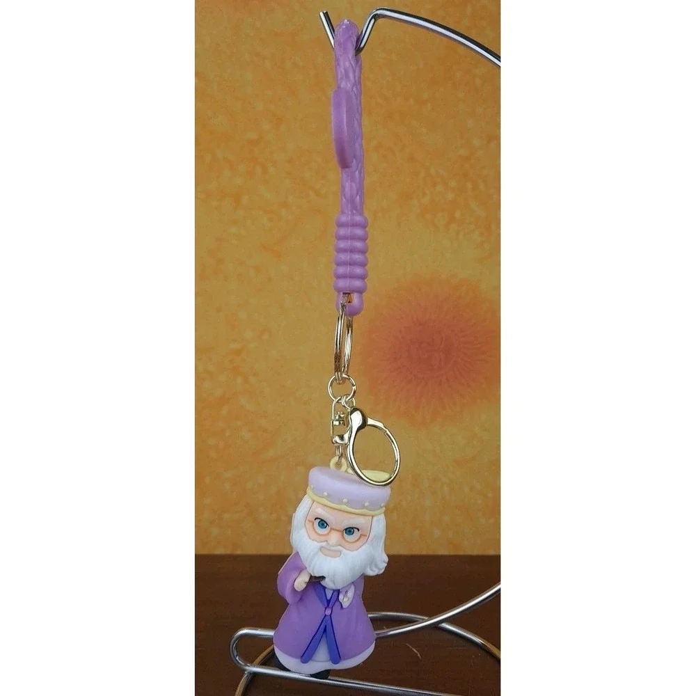 Harry Potter‎ Dumbledore Purple Keychain Backpack Clip PVC